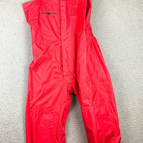 Henri Lloyd Mens Sailing Pants M Red Salopettes  Watersports Overalls - Picture 1 of 5